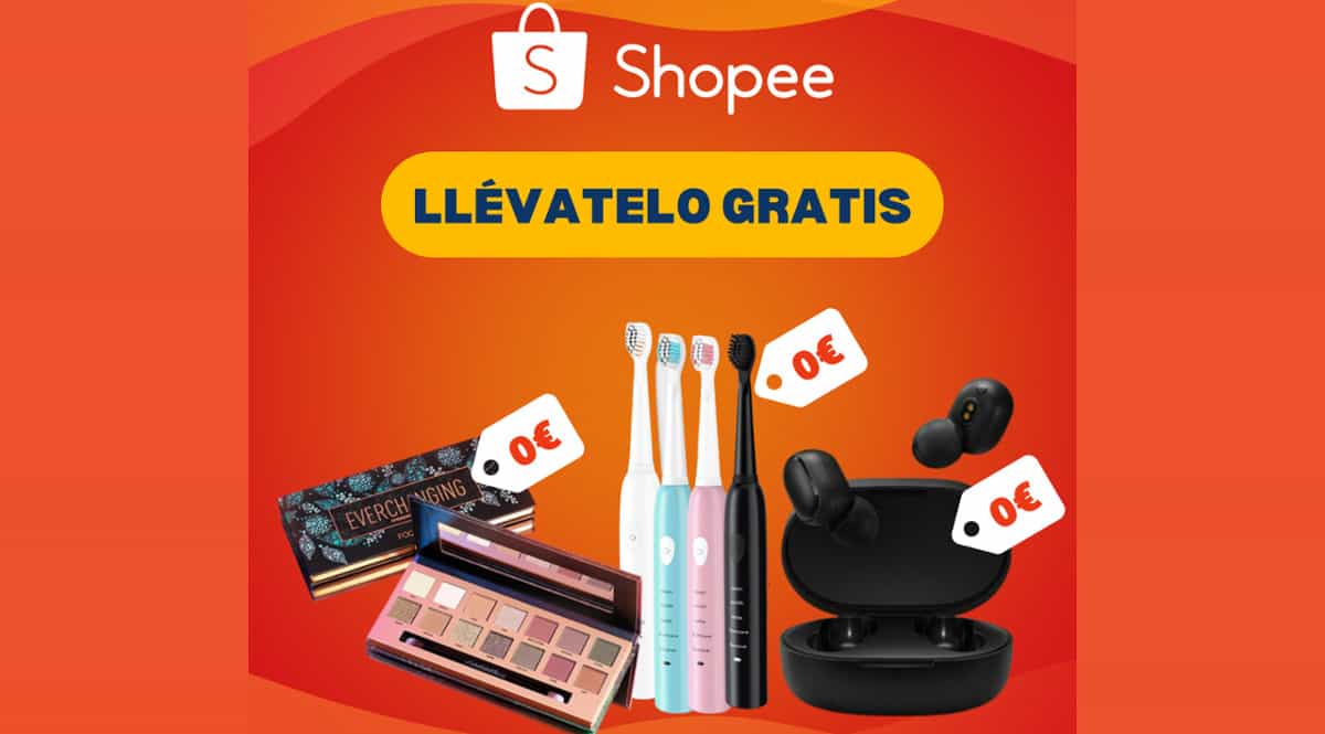 ¡Código descuento! ¡Consigue productos gratis en la campaña ‘Llévatelo gratis’ de Shopee!