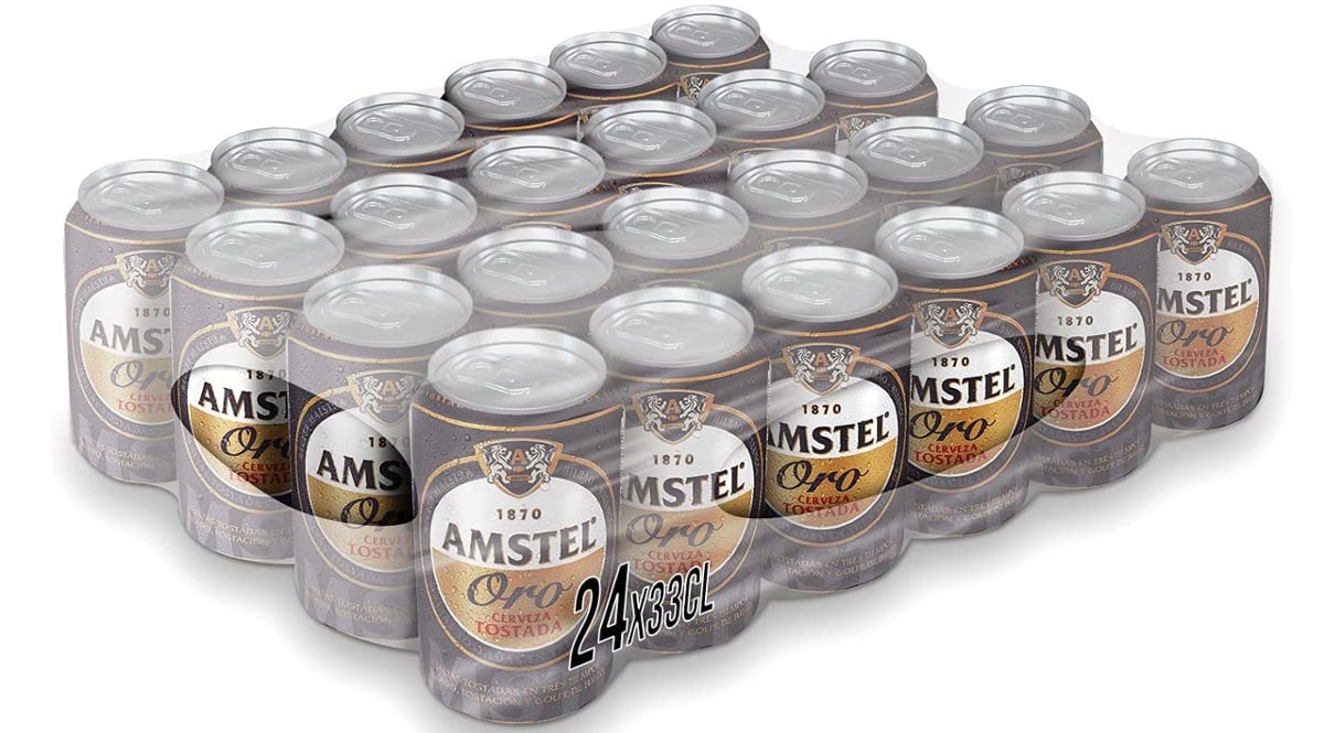 Cerveza Amstel Oro Tostada barata, cerveza de marca barata, ofertas en supermercado, chollo