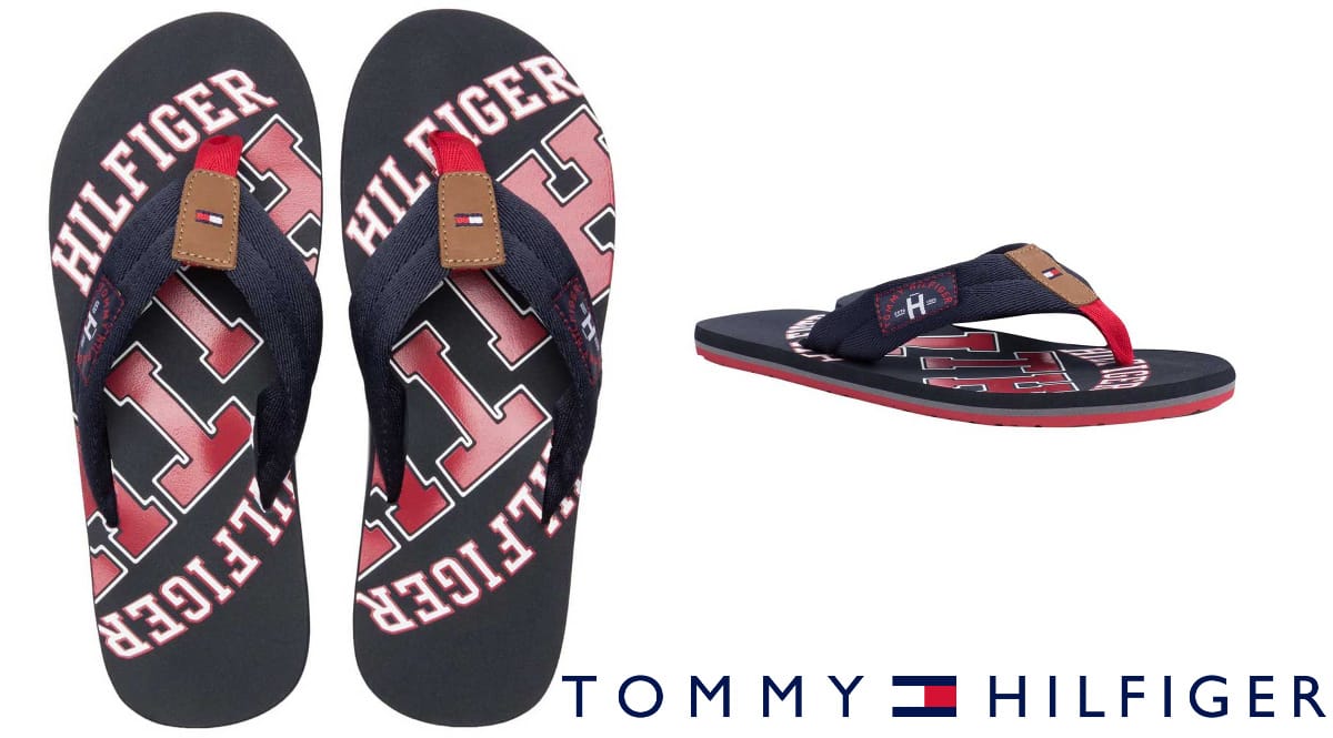 Chanclas para hombre Tommy Hilfiger Essential Beach baratas, chanclas de marca baratas, ofertas en calzado, chollo