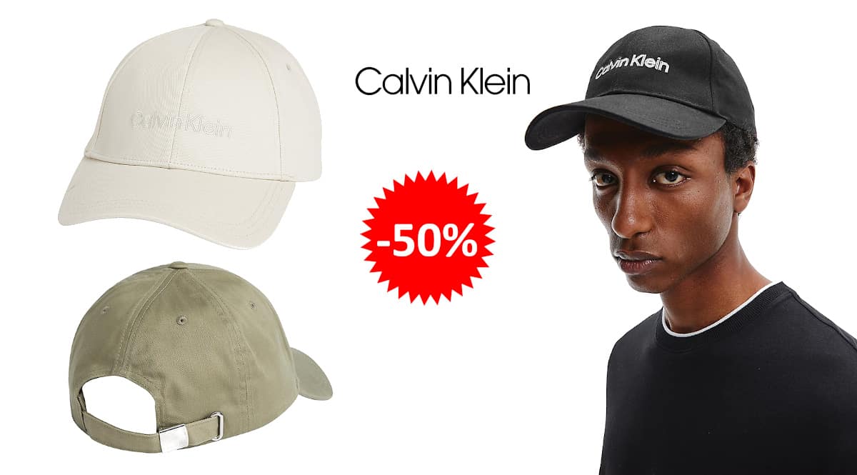 Gorra Calvin Klein barata, complementos baratos, ofertas en gorras chollo1