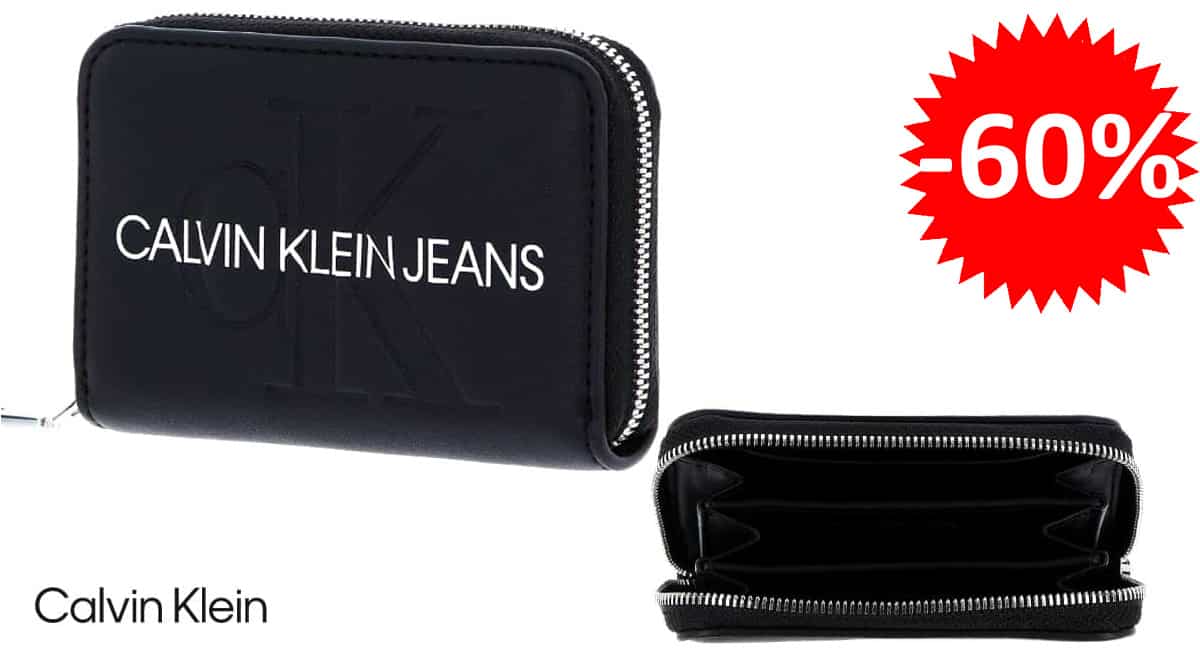 Monedero Calvin Klein Jeans Sculpted Mono barata, carteras de marca baratas, ofertas en equipaje, chollo