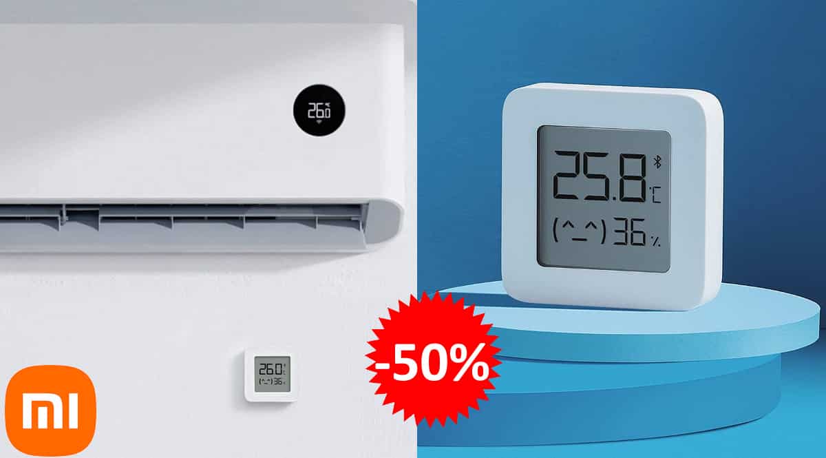 Monitor de temperatura y humedad Xiaomi NUN4126GL barato, termómetros baratos, ofertas hogar y jardín, chollo