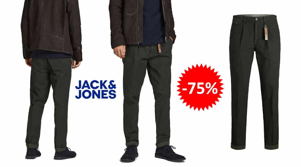 Pantalones chinos Jack & Jones Ace Dylan baratos, ropa de marca barata, ofertas en pantalones chollo