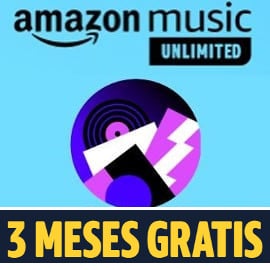 ¡¡Chollo!! 3 meses de Amazon Music Unlimited gratis (tarifa individual mensual). Sólo nuevos clientes.
