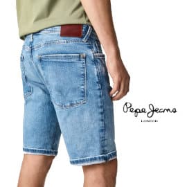 Bermudas Pepe Jeans Stanley baratas, ropa de marca barata, ofertas en pantalones