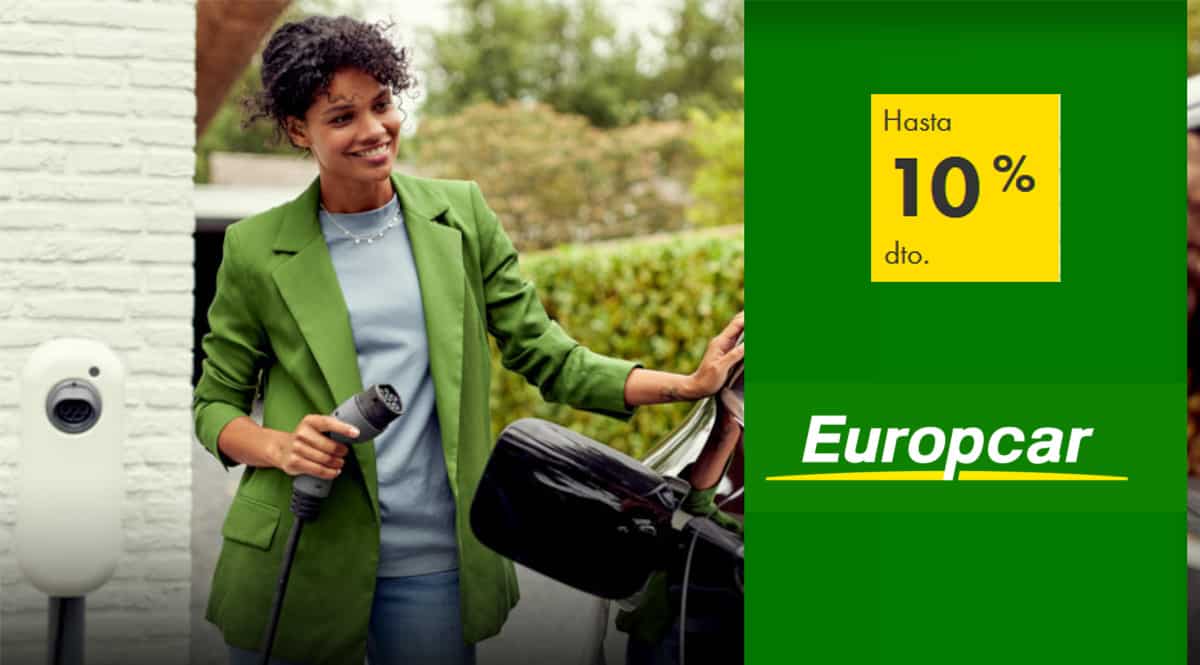 ¡Cámbiate al eléctrico! 10% de descuento en alquileres de coches eléctricos con Europcar.