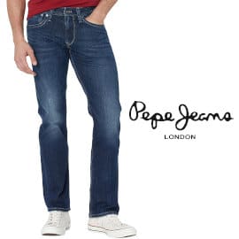 Pantalones vaqueros Pepe Jeans Kingston Zip baratos, ropa de marca barata, ofertas en vaqueros