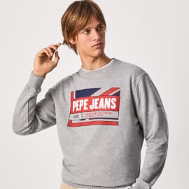 Sudadera Pepe Jeans Dev barata, ropa de marca barata, ofertas en sudaderas