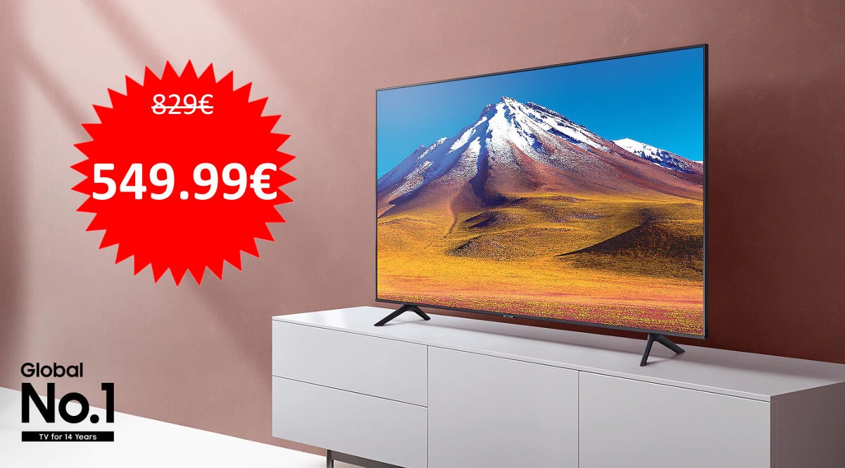 Televisor Samsung 65TU7095 barato. Ofertas en televisores, televisores baratos, chollo