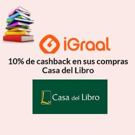 Cashback de iGraal en Casa del Libro, libros de texto baratos, ofertas vuelta al cole