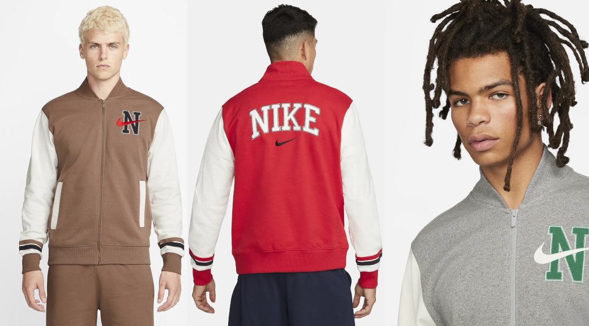 Chaqueta universitaria Nike Sportswear barata, ropa de marca barata, ofertas en chaquetas chollo