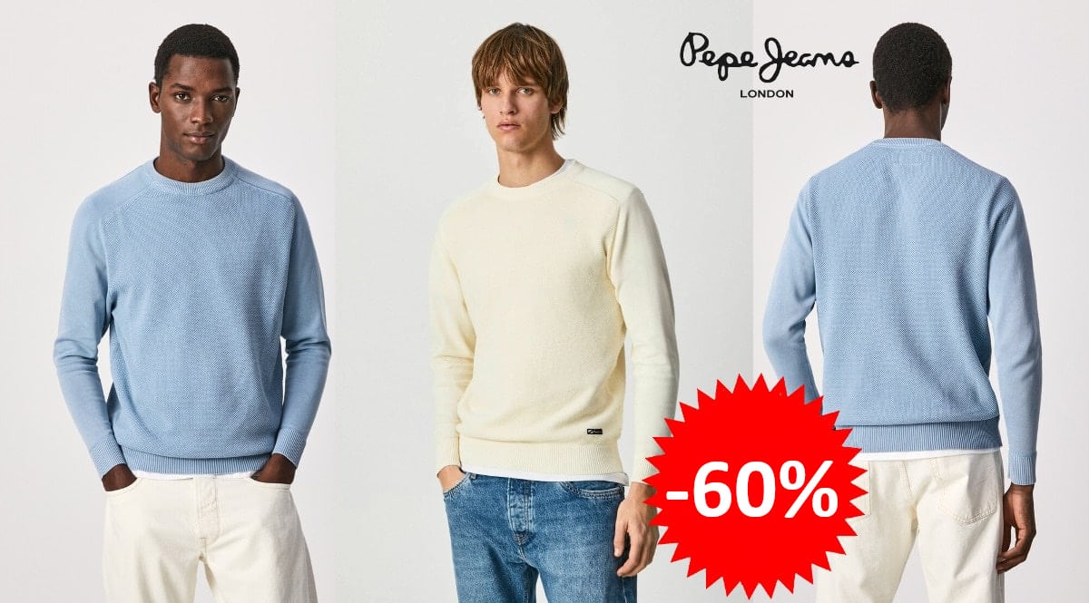 Jersey Pepe Jeans Jason barato, ropa de marca barata, ofertas en jerseis chollo1