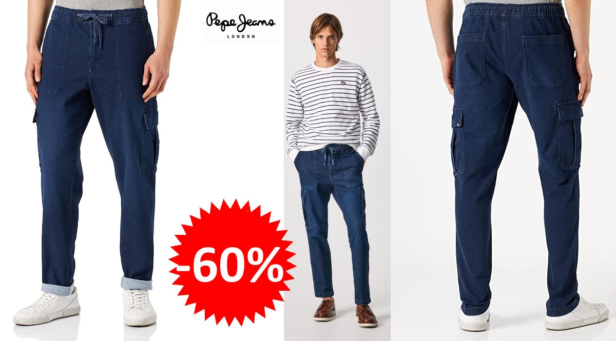 Pantalón Pepe Jeans Castle barato, pantalones de marca baratos, ofertas en ropa, chollo