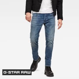 Pantalón vaquero G-Star Raw 3301 Slim barato, pantalones vaqueros de marca baratos, ofertas en ropa