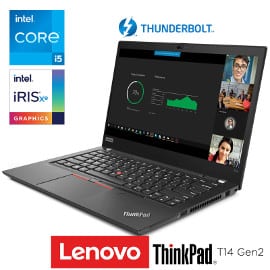 ¡Código descuento exclusivo! Portátil Lenovo ThinkPad T14s Gen 2 i5-1135G7/16GB/512GB SSD sólo 1065 euros. Te ahorras 513 euros.