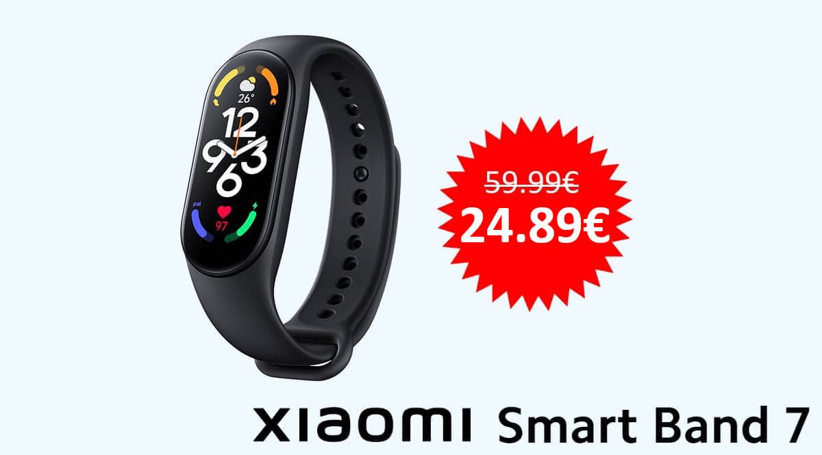 Pulsera de actividad Xiaomi Smart Mi Band 7 barata, smartbands baratas, ofertas en tecnologia chollo