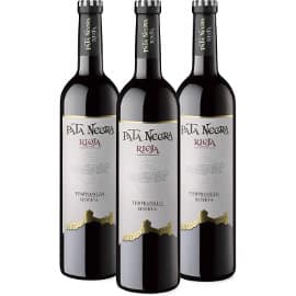 Vino tinto D.O. Rioja Pata Negra Reserva barato, botellas de vino de marca baratas, ofertas en supermercado