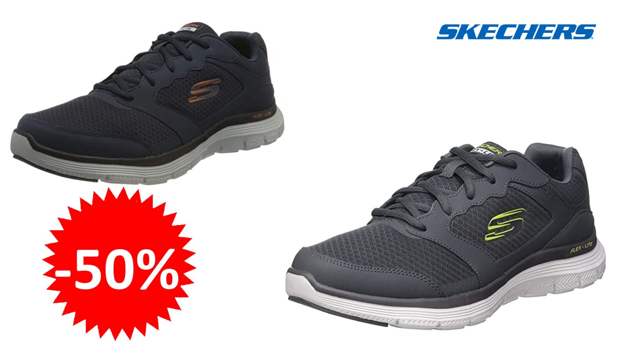 Zapatillas para hombre Skechers Flex Advantage 4.0 baratas, zapatillas de marca baratas, ofertas en calzado, chollo