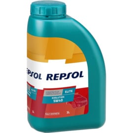 Botella de 1 L de aceite de motor Repsol Elite Evolution 5W40 barato. Ofertas en motor