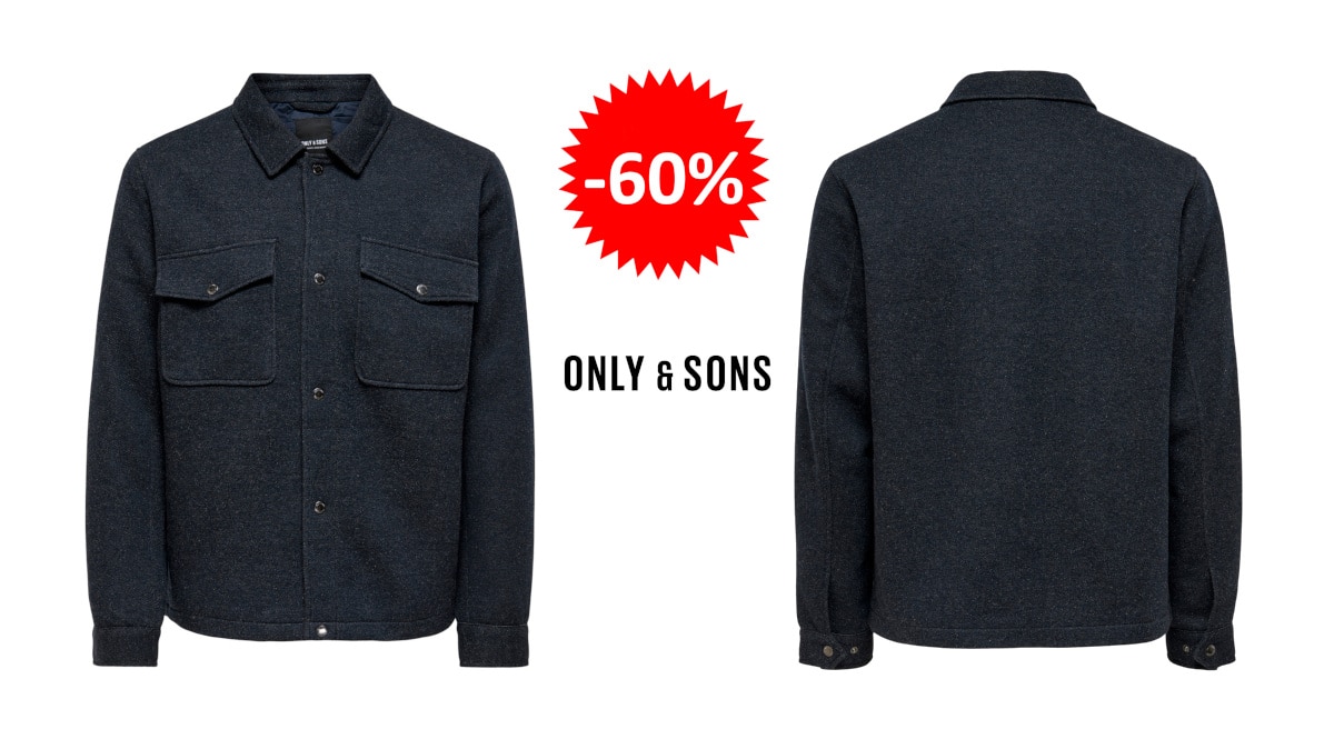 Chaqueta Only & Sons Andy barata, ropa de marca barata, ofertas en chaquetas chollo