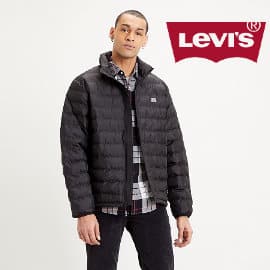 Chaqueta de plumas Levi's Presidio barata, chaquetas de marca baratas, ofertas en ropa para hombre