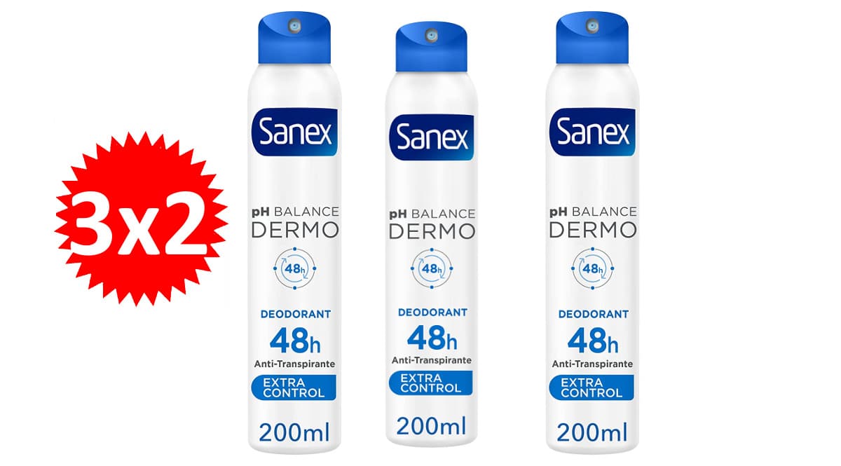 Desodorante Sanex dermo barto, desodorantes de marca baratos, ofertas en supermercado, chollo