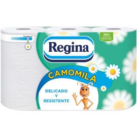 Papel higiénico Regina camomila barato, papel higienico de marca barato, ofertas en supermercado