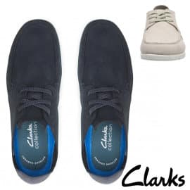 Zapatos de cuero Clarks Shacrelite Low baratos, zapatos de marca baratos, ofertas en calzado