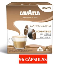 cápsulas de café Cappuccino Lavazza para Dolce Gusto bratas, cápsulas de café de marca baratas, ofertas supermercado