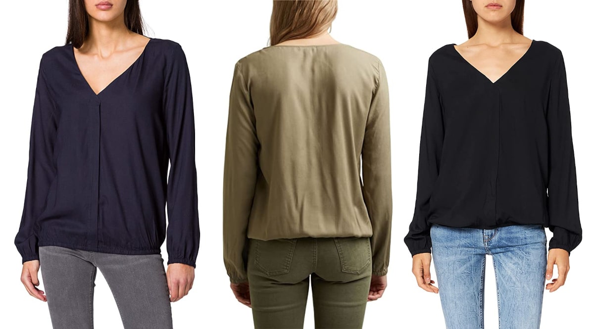 Blusa Esprit Lenzing barata, ropa de marca barata, ofertas en blusas chollo