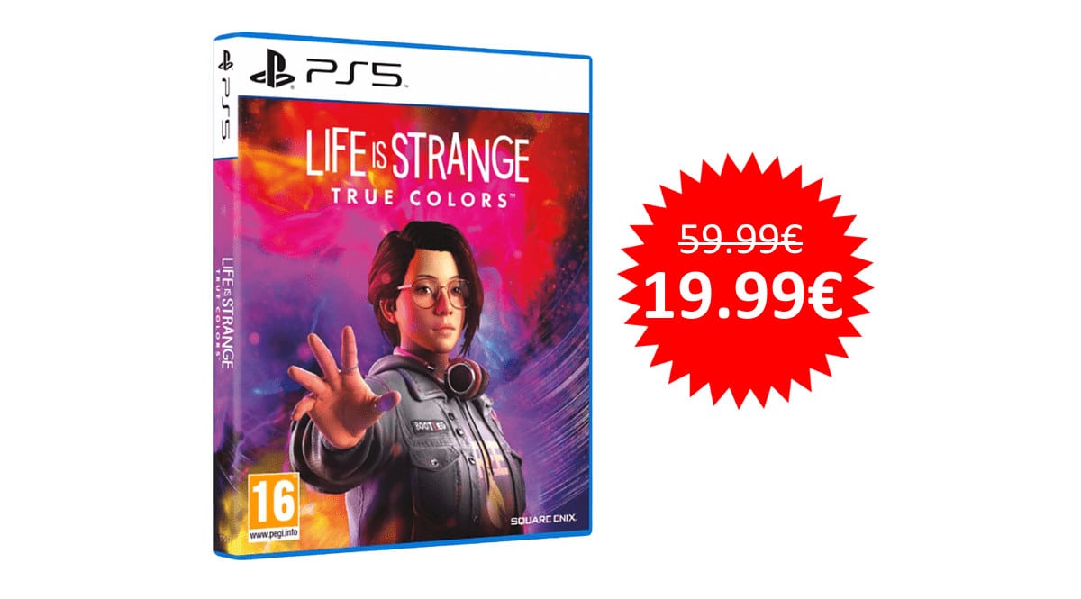 ¡Precio mínimo histórico! Life is Strange: True Colors para PS5 sólo 19.99 euros. 67% de descuento.