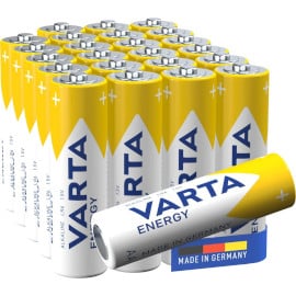 ¡Precio mínimo histórico! Pack de 24 pilas Varta LR06/AA sólo 7.59 euros.