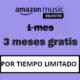 Promoción Amazon Music Unlimited, promociones de Amazon, ofertas en musica