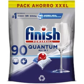 90 pastillas de lavavajillas Finish Quantum baratas, lavavajillas barato, ofertas en supermercado