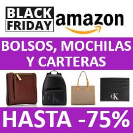 Black Friday Amazon bolsos, mochilas y carteras, bolsos de marca baratos, ofertas en complementos