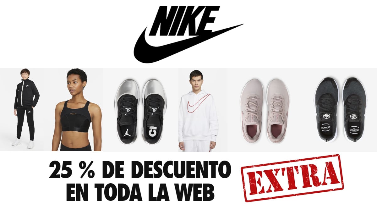 Black Friday Nike, ropa de marca barata, ofertas en calzado chollo