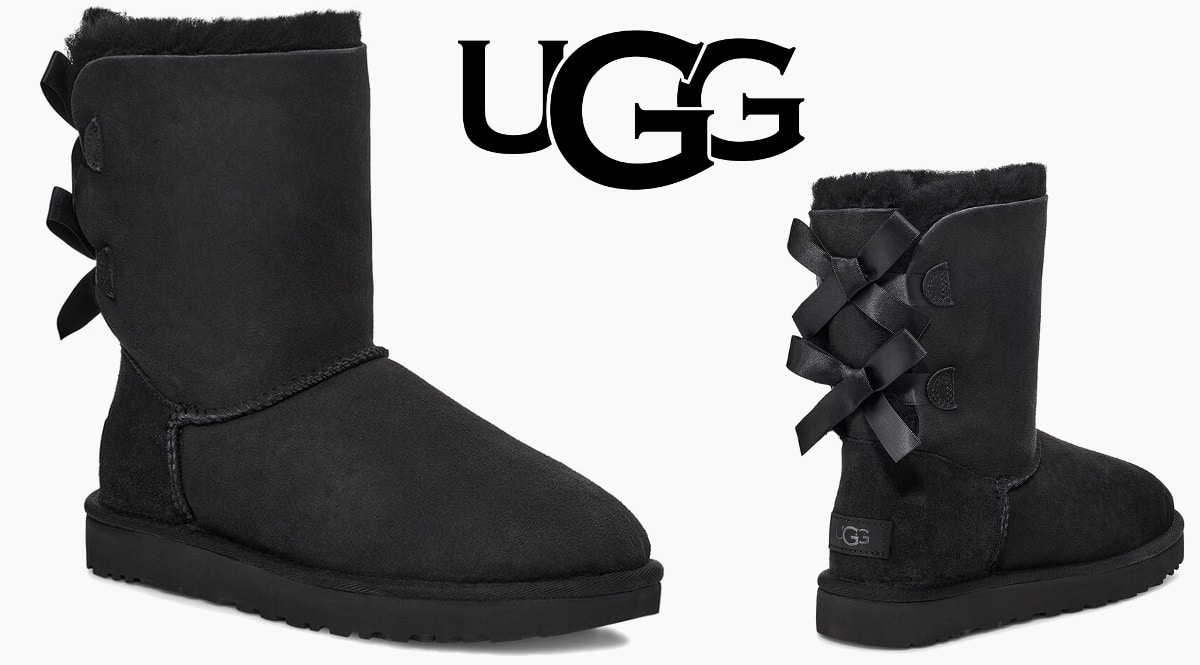 Botas para mujer UGG Bailey Bow II baratas, botas de marca baratas, ofertas en calzado, chollo