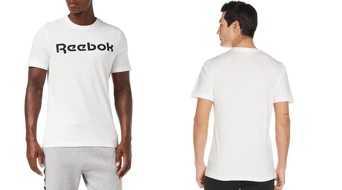 Camiseta Reebok Graphic Series Linear Logo barata, camisetas de marca baratas, ofertas en ropa, chollo