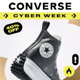 Converse Cyber Week artículos de invierno, calzado de marca barato, ofertas en zapatillas