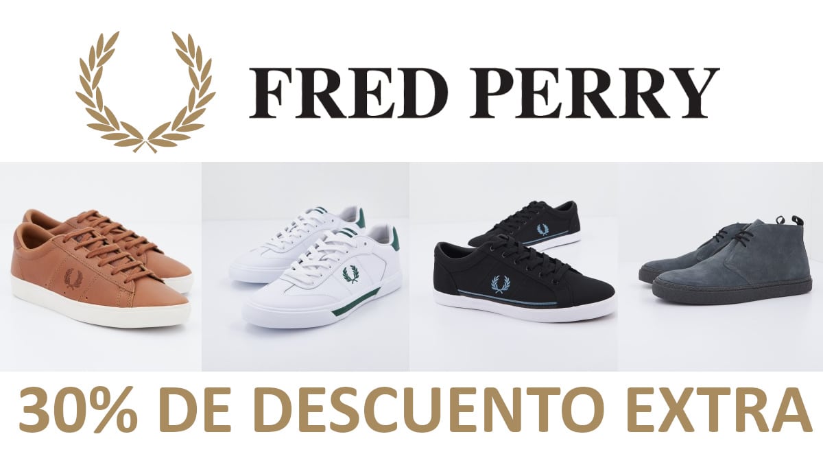 Descuento EXTRA Fred Perry en Zacaris, calzado barato, ofertas en zapatillas chollo