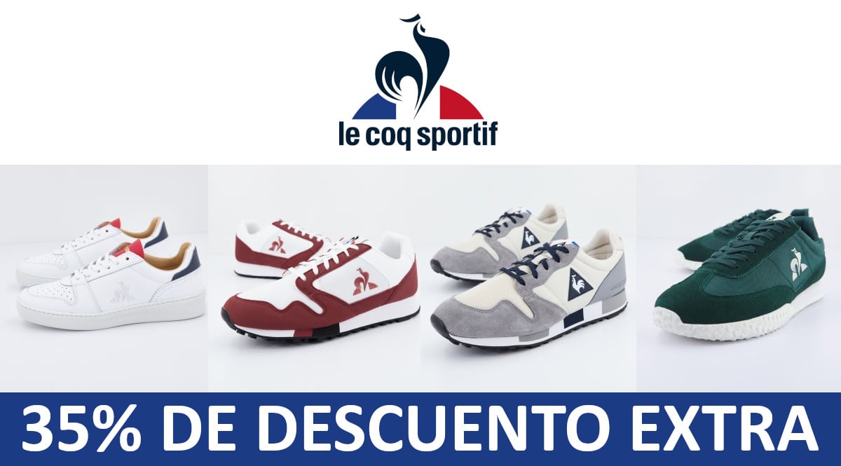 Descuento EXTRA Le Coq Sportif en Zacaris, calzado de marca barato, ofertas en zapatillas chollo