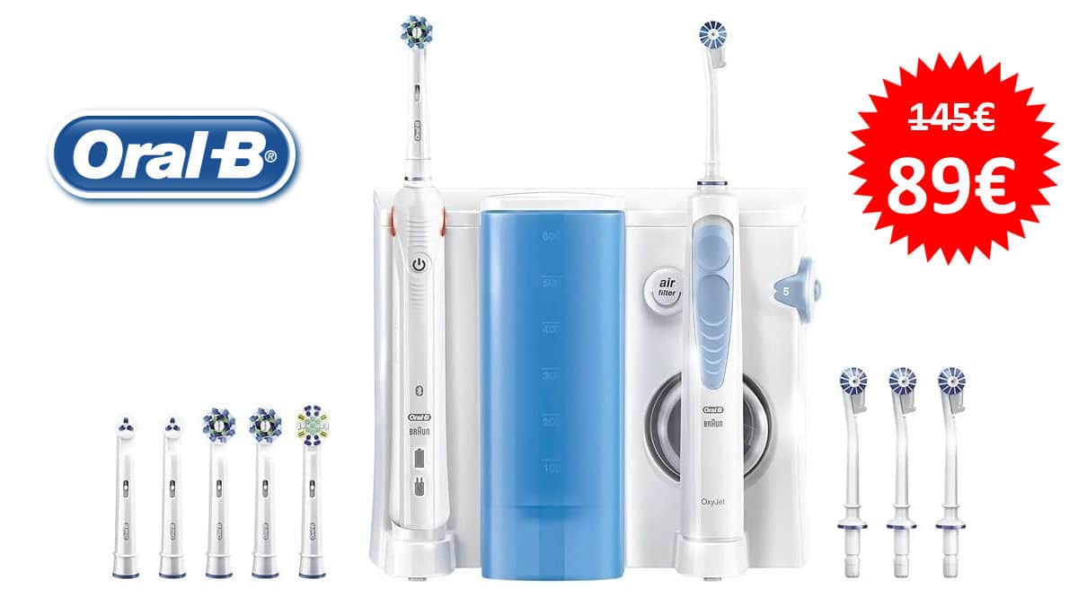 Estación de limpieza bucal Oral-B Smart 5000 barata, ofertas en cepillos Oral-B, cepillos Oral-B baratos, chollo