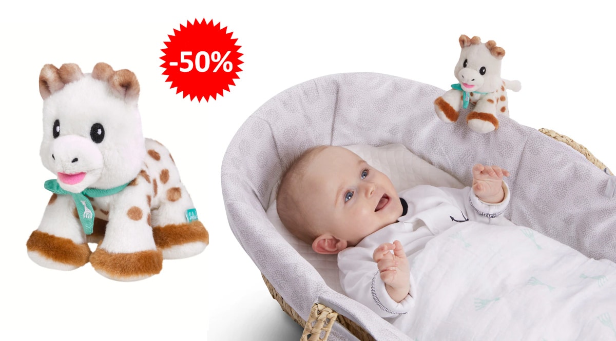Peluche Sophie La Girafe barato, juguetes baratos, ofertas para niños chollo