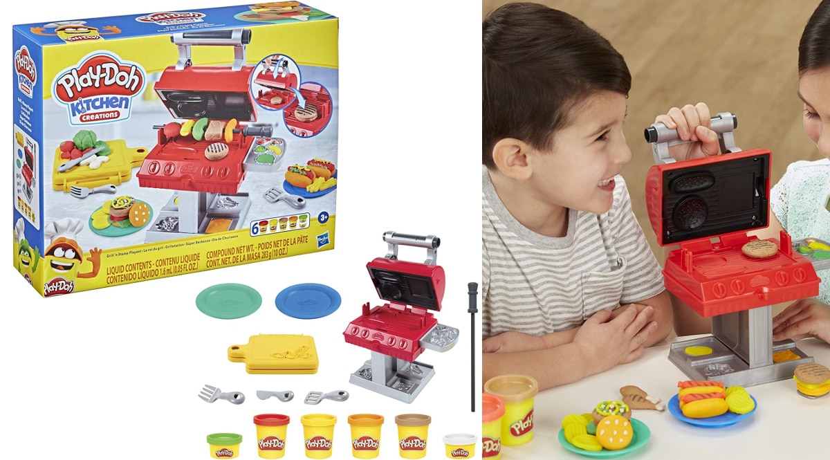Play-Doh Kitchen Creations Grill 'n Stamp barato, juguetes de marca baratos, ofertas para niños, chollo