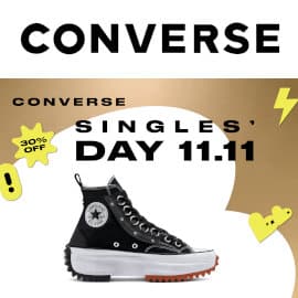 Singles Days Converse, calzado de marca barato, ofertas en ropa