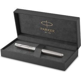 ¡¡Chollo!! Bolígrafo roller Parker Sonnet de acero inoxidable, en estuche, sólo 52 euros. Te ahorras 43 euros.