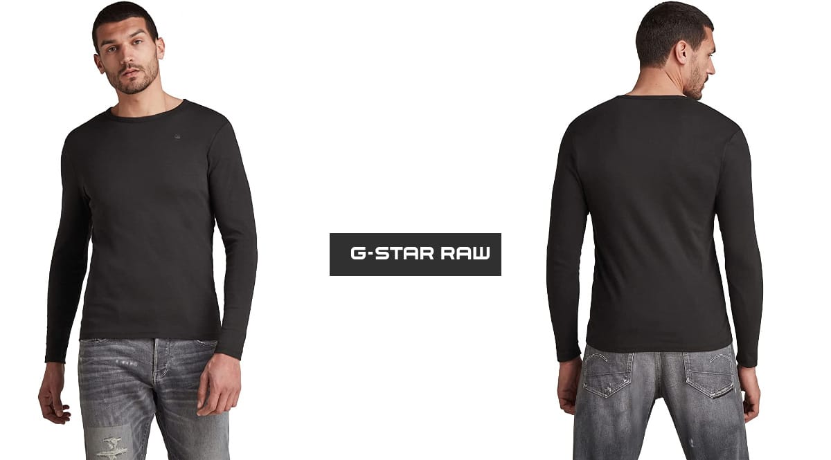 Camiseta G-STAR RAW Basic Round barata, camisetas de marca baratas, ofertas en ropa, chollo