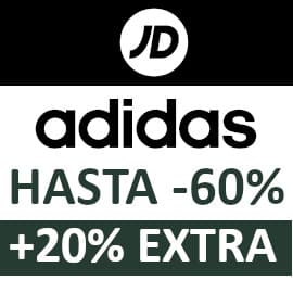 Descuento EXTRA Adidas en JD Sports, ropa de marca barata, ofertas en calzado