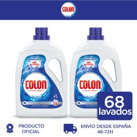¡¡Chollo!! Detergente líquido Colon Gel Activo (68 lavados) sólo 7.99 euros. 57% de descuento.