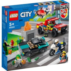 ¡Precio mínimo histórico! LEGO City – Rescate de Bomberos y Persecución Policial, sólo 18.23 euros.
